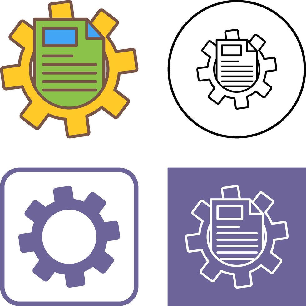 Cogwheel Icon Design vector
