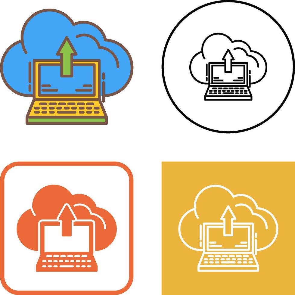 Backup Icon Design vector