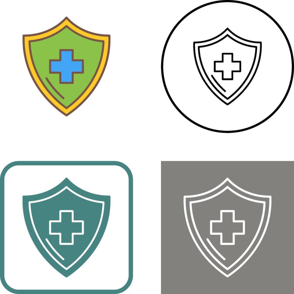 Health Protection Icon Design vector