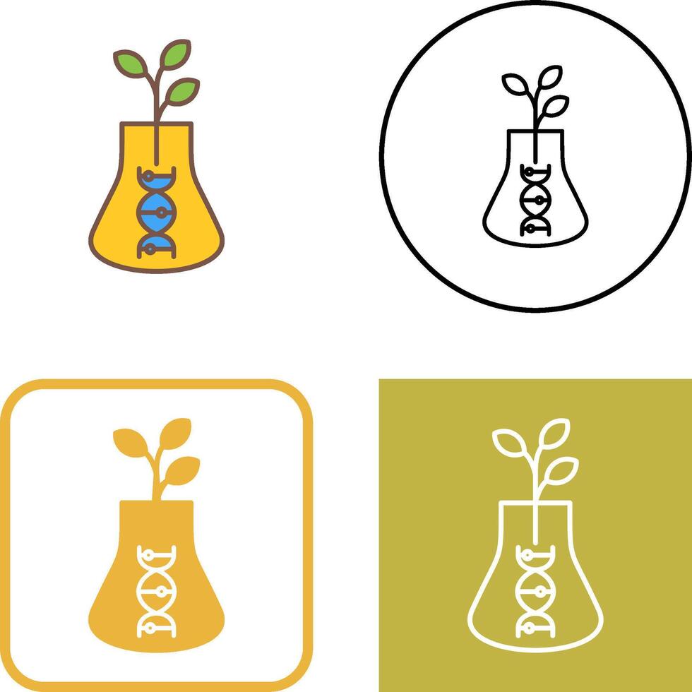 Biology Icon Design vector