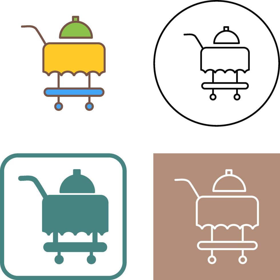 Room Service Icon Design vector