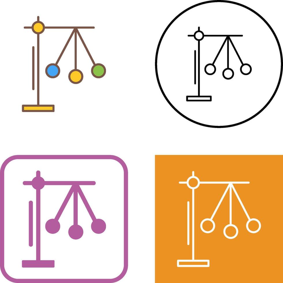 Pendulum Icon Design vector