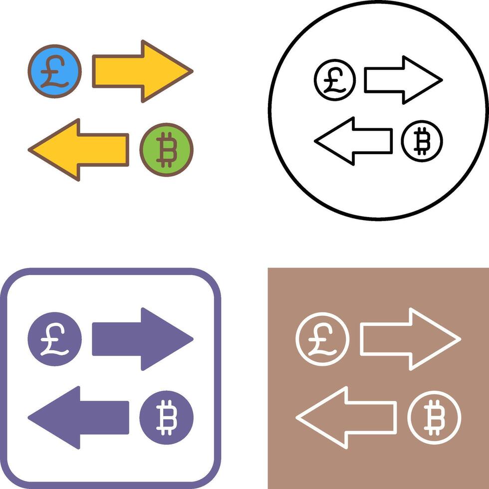 Exchange Icon Design vector