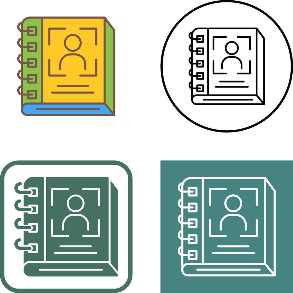 Directory Icon Design vector