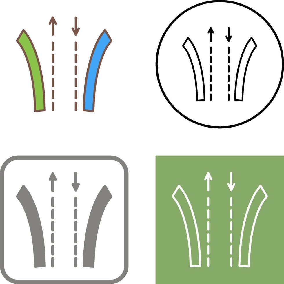 Way Icon Design vector