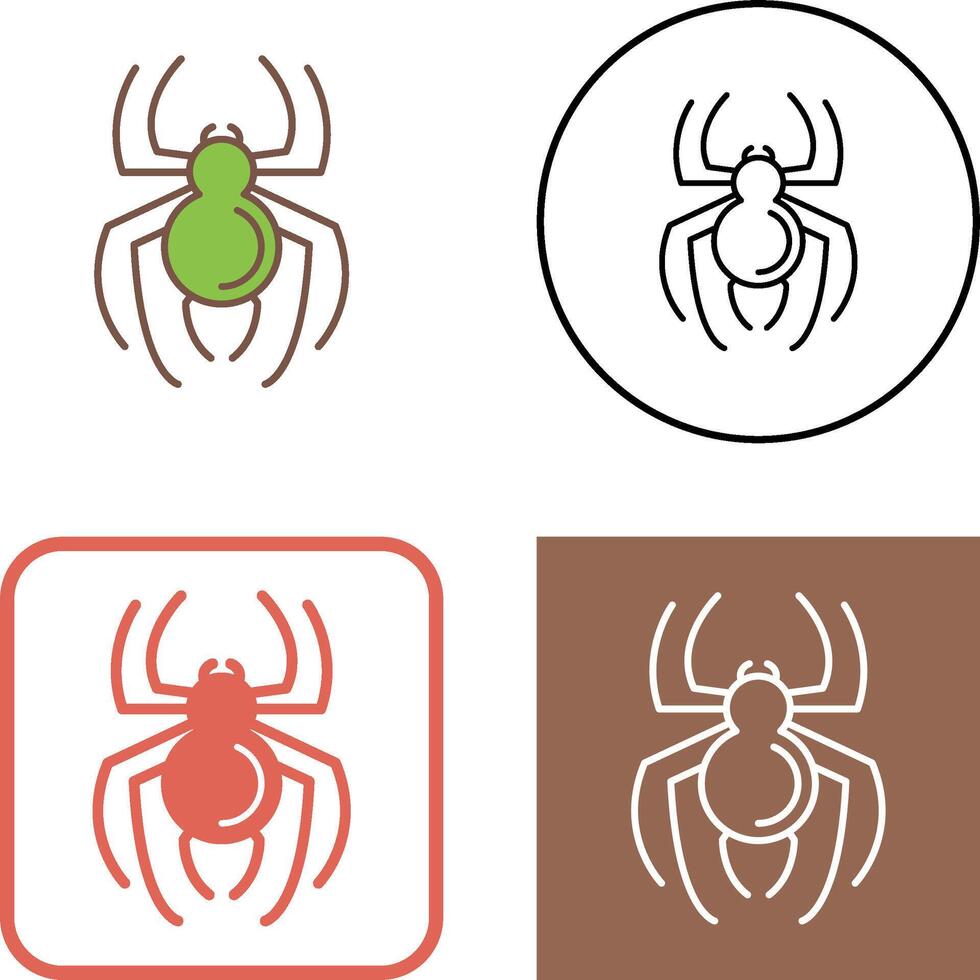 Spider Icon Design vector