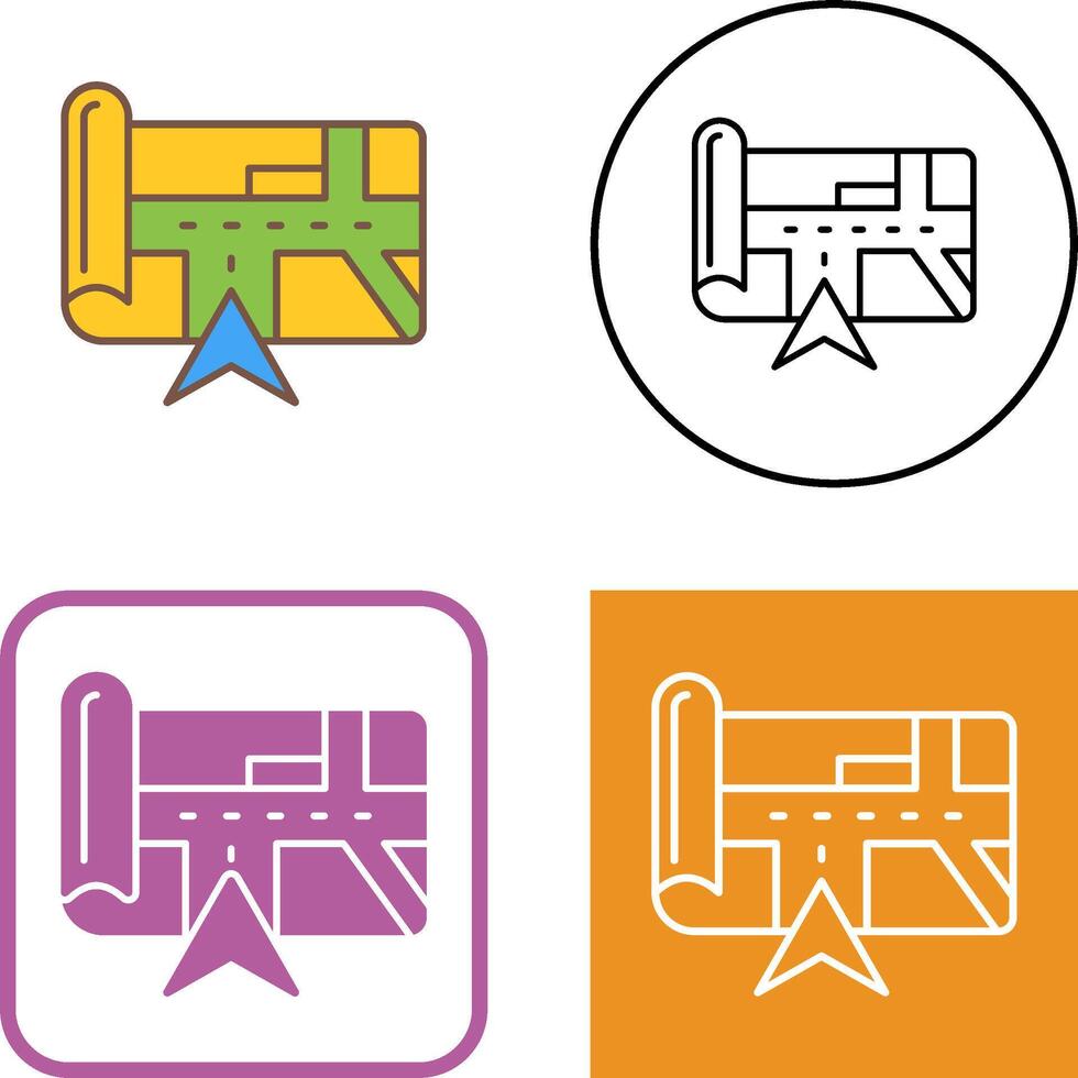 Navigation Icon Design vector
