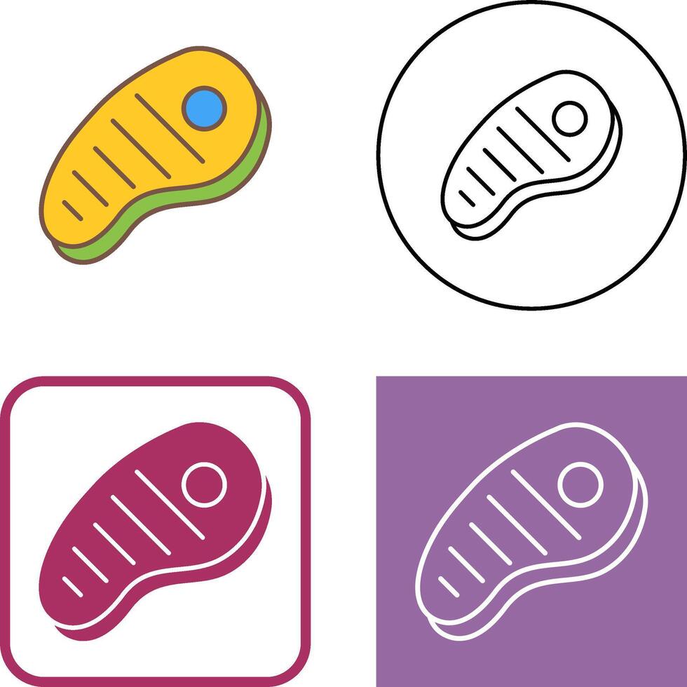 Meat Icon Design vector