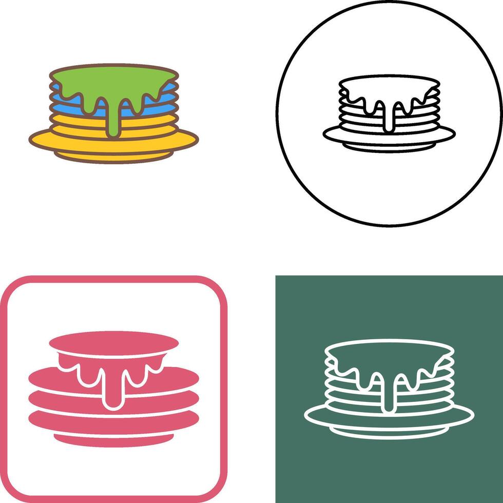 Pancake Icon Design vector