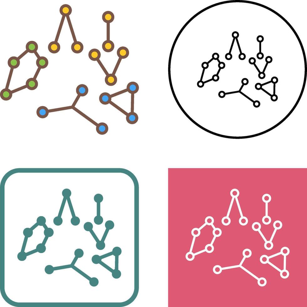 Constellation Icon Design vector