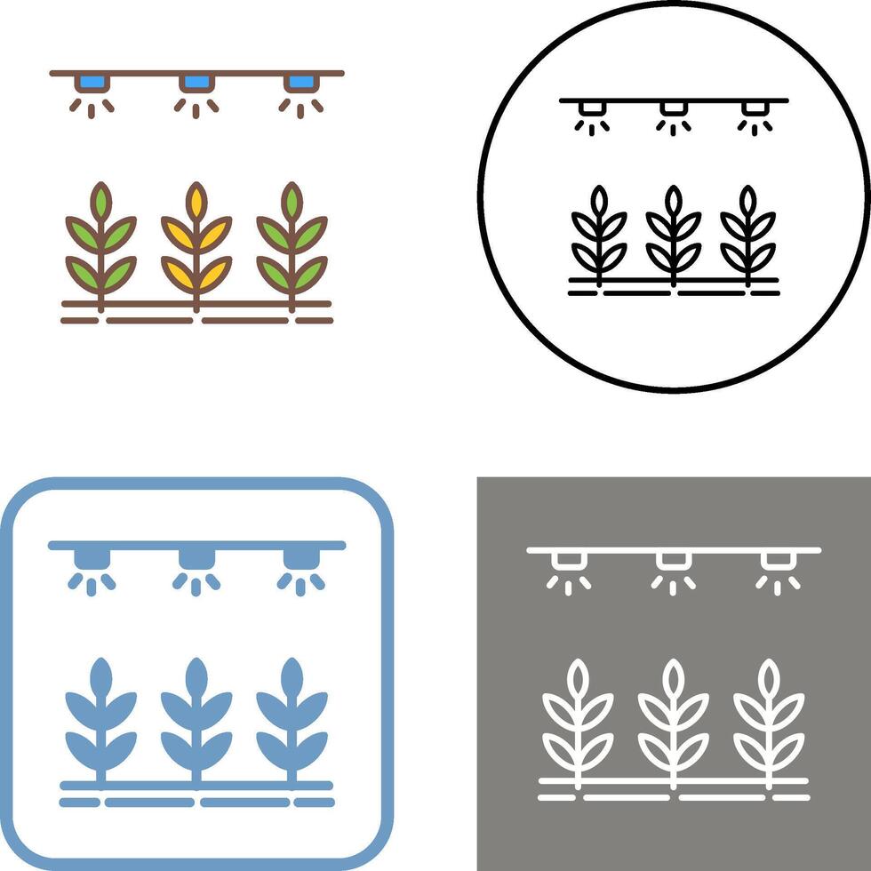 Irrigation System Icon Design vector