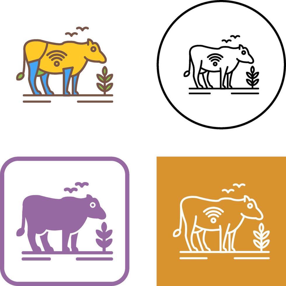 Cattle Icon Design vector