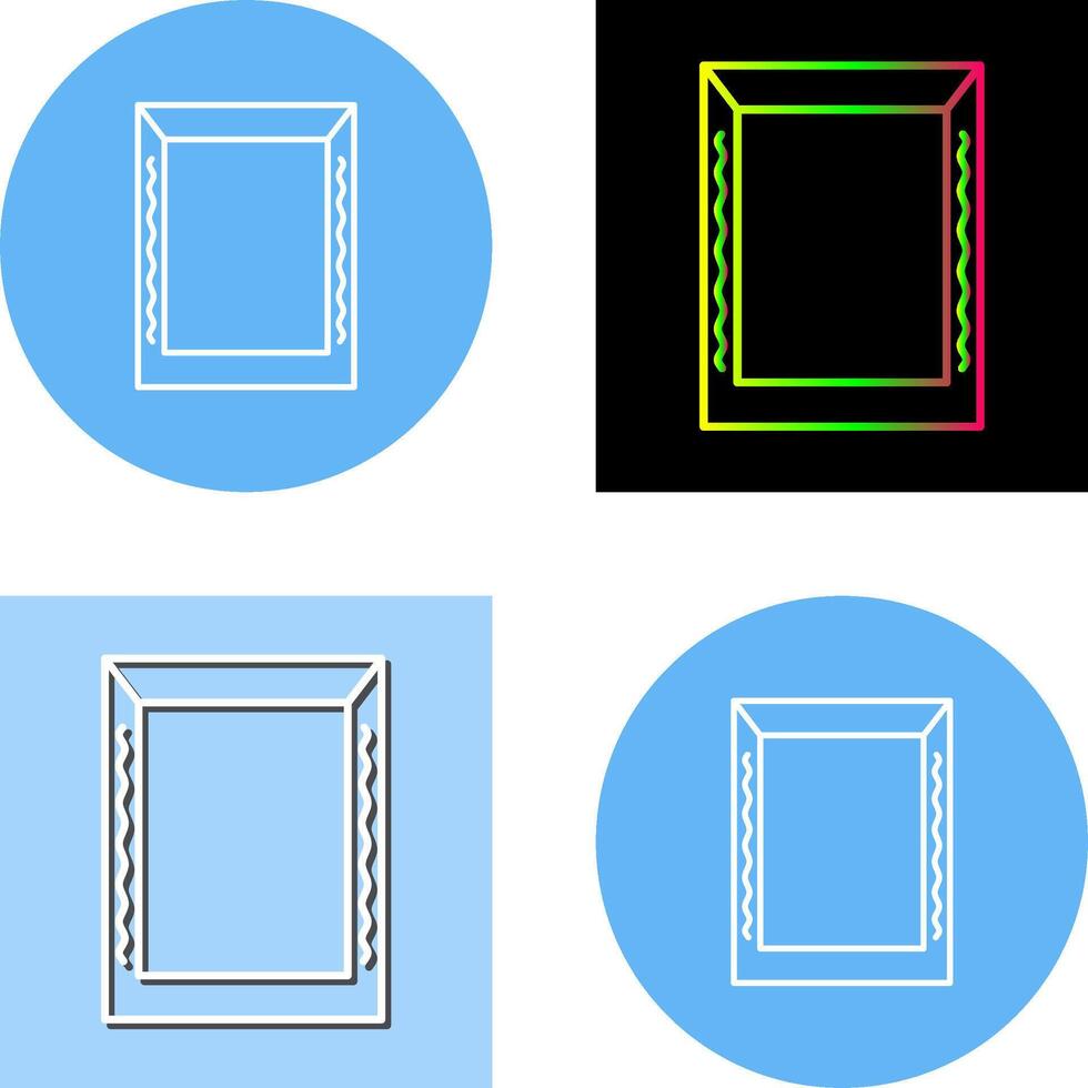 Unique Frame Icon Design vector