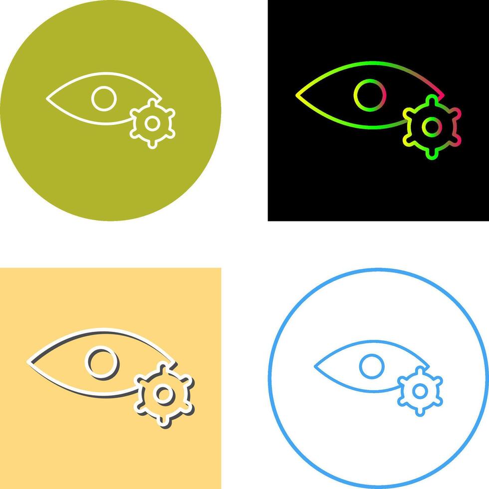 View Settings Icon Design vector