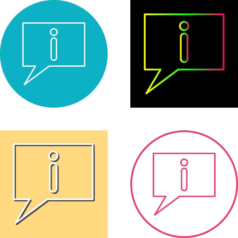 Information Icon Design vector