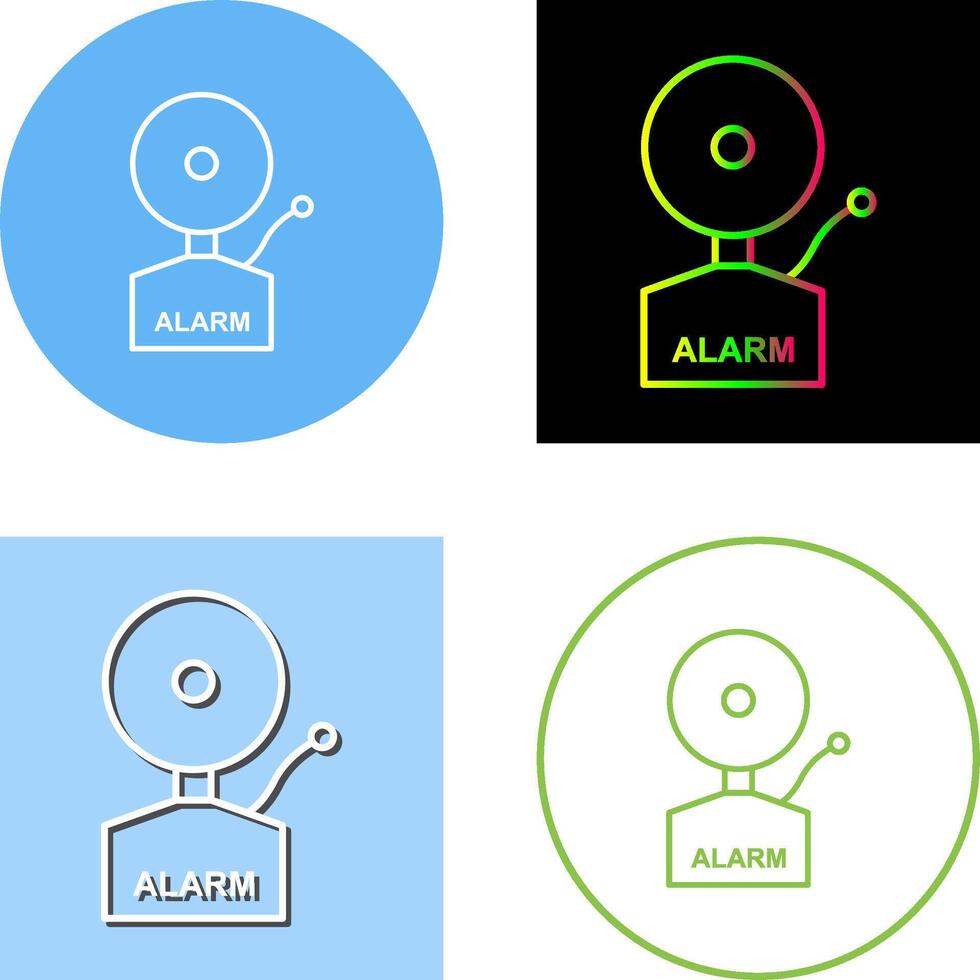 Alarms Icon Design vector