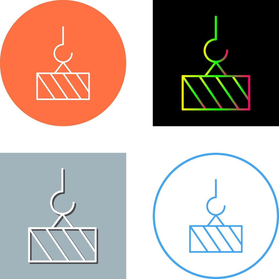 Heavy Machinery Icon Design vector