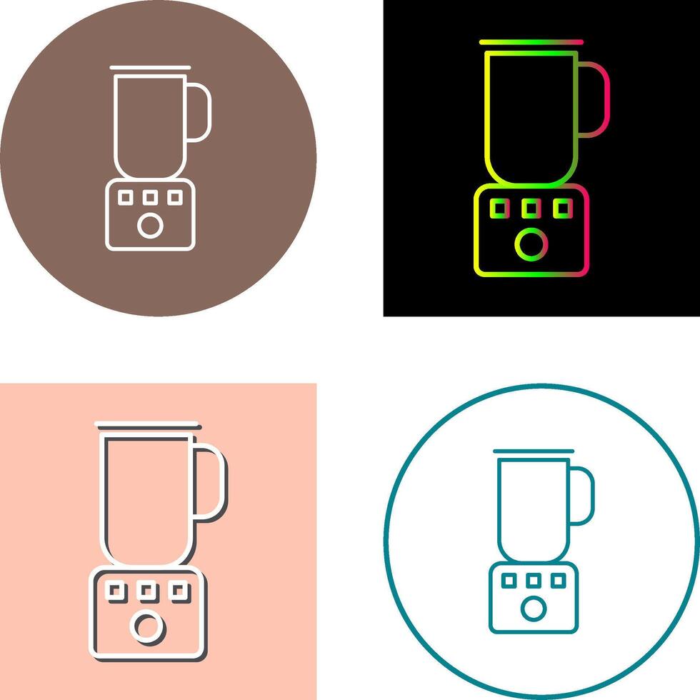 Coffee Blender Icon Design vector