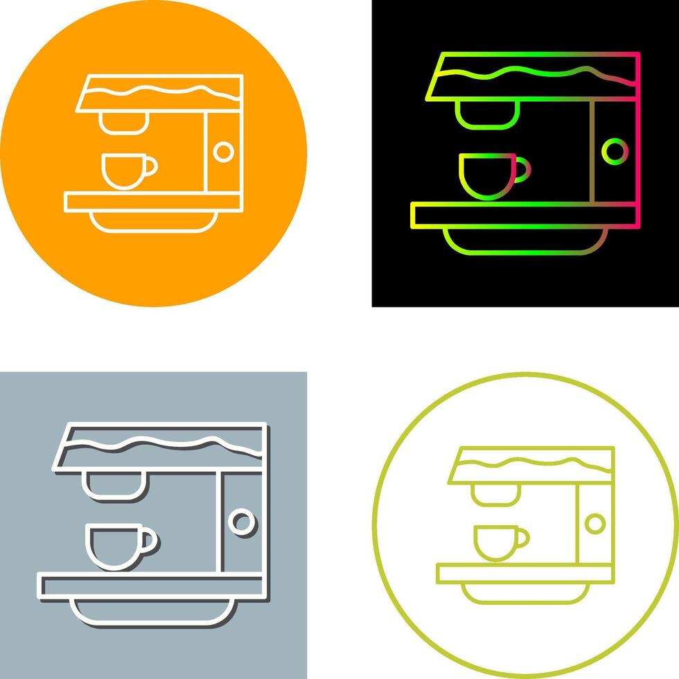 Coffee Machine Icon Design vector