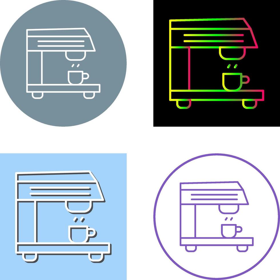 Coffee Machine Icon Design vector