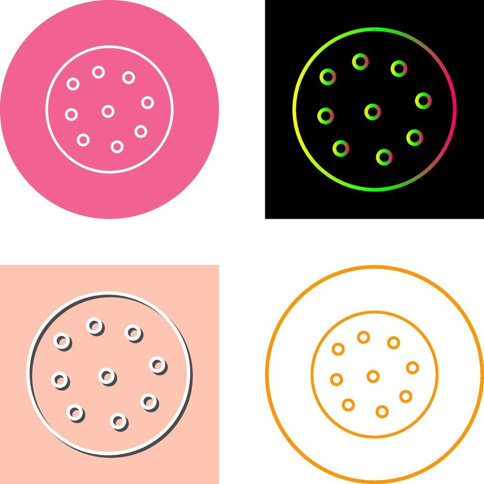 Cookie Icon Design vector