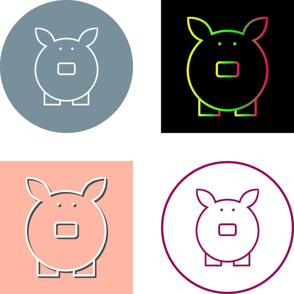 Unique Savings Icon Design vector