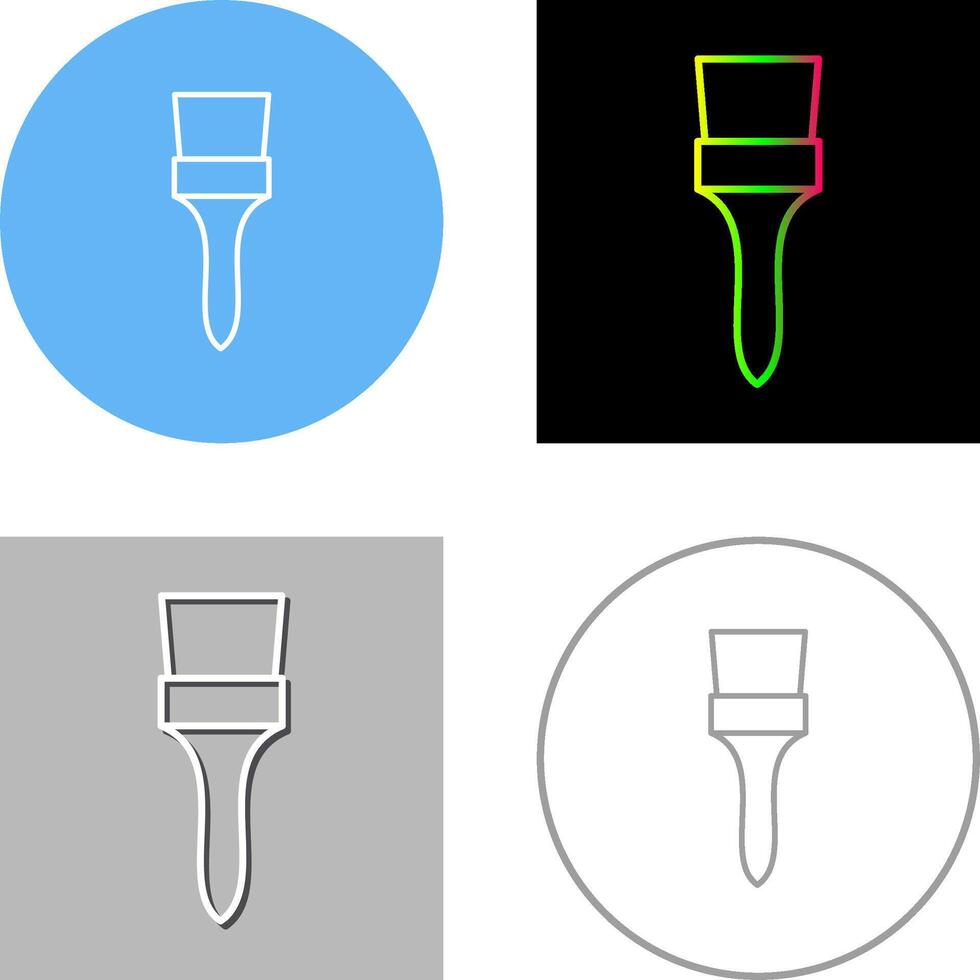 Unique Brush Icon Design vector