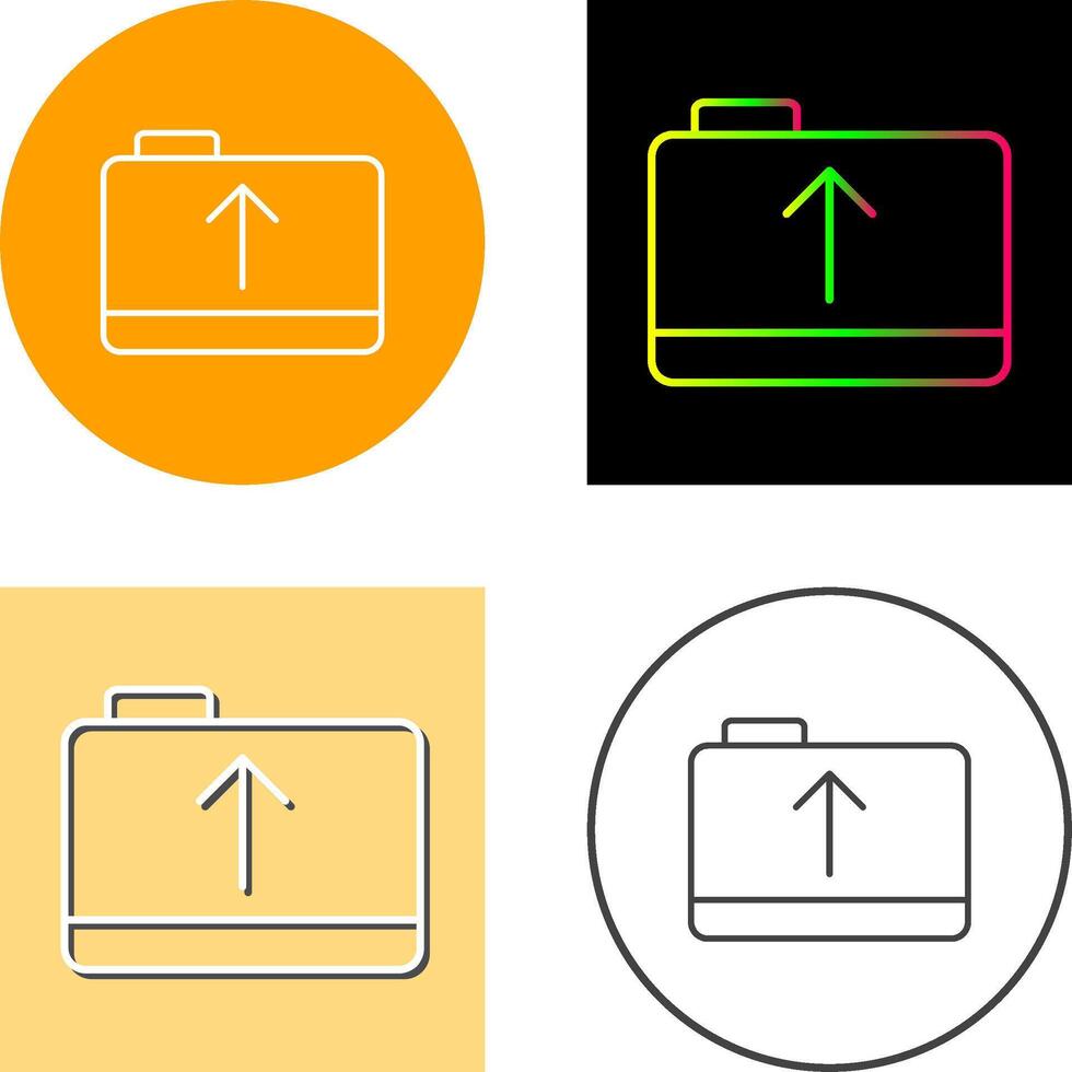 Unique Folder Icon Design vector