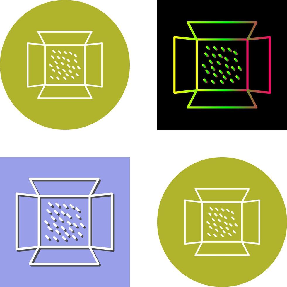 Unique Lights Icon Design vector
