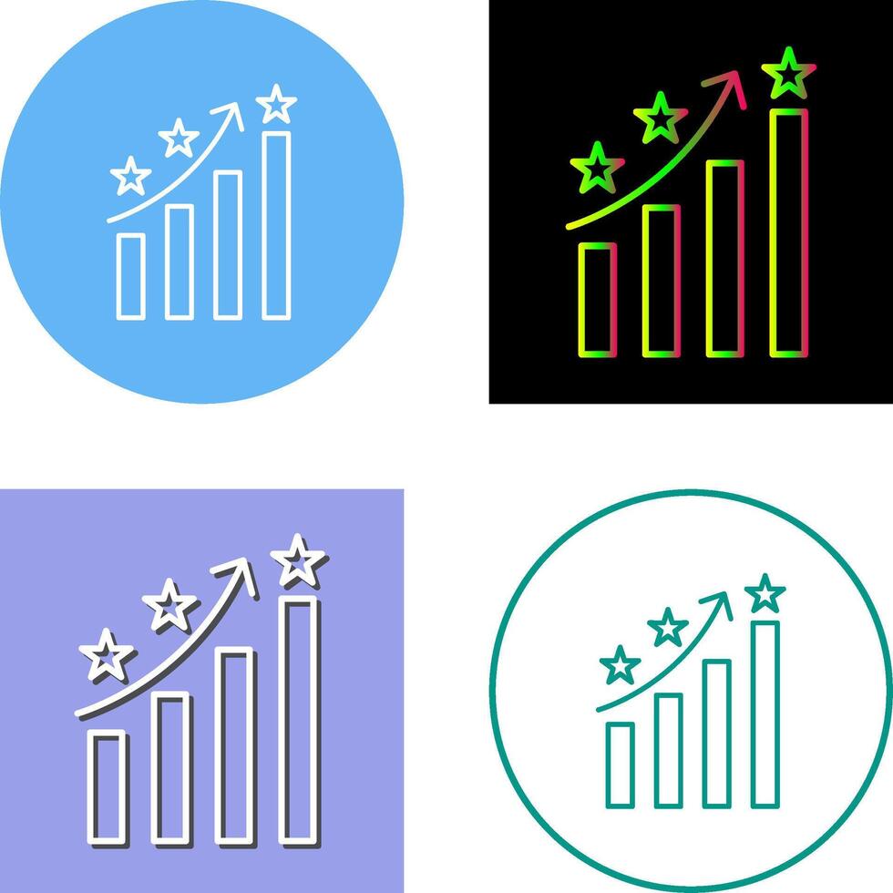 Unique Reputation Management Icon Design vector