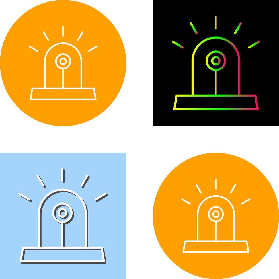 Unique Siren Icon Design vector