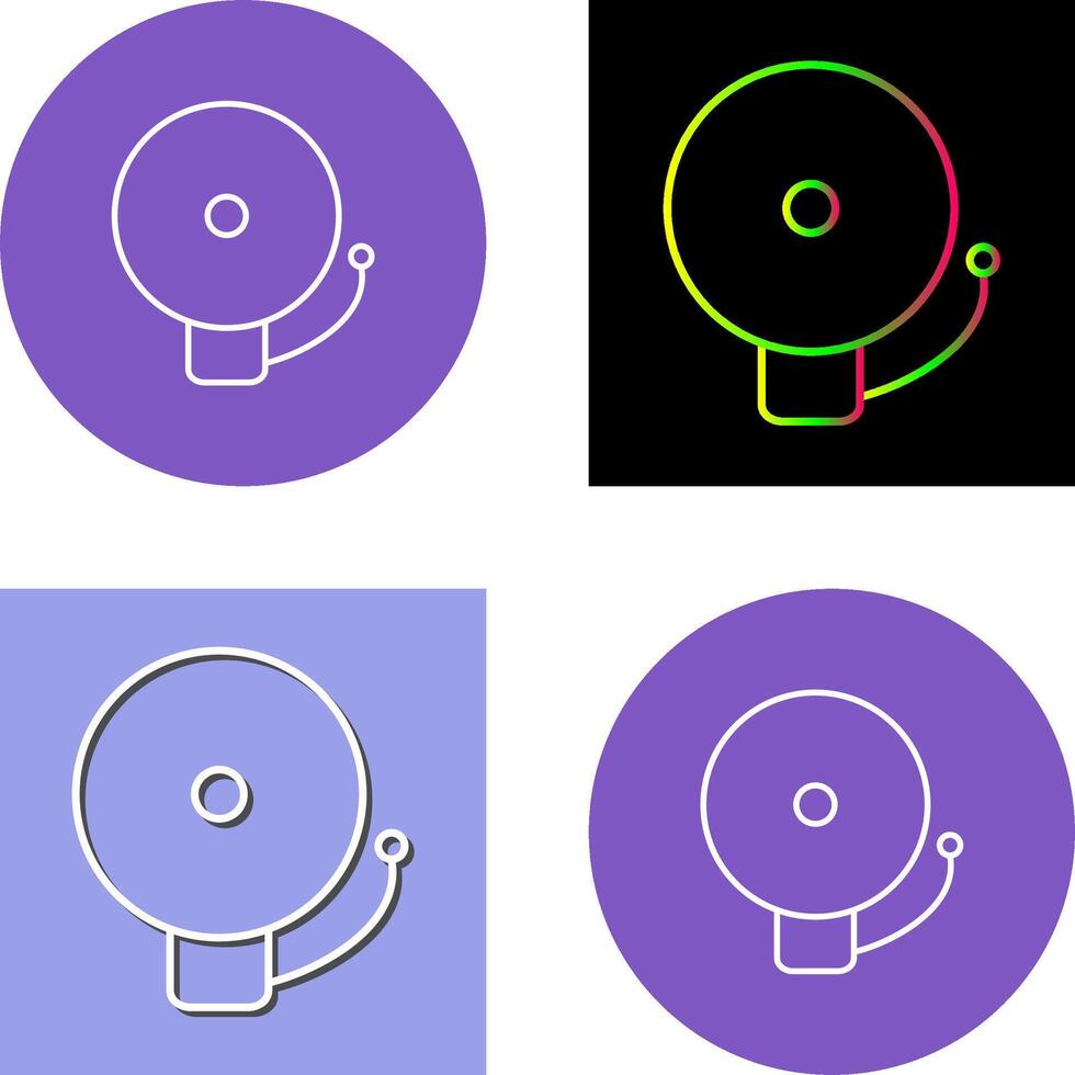 Unique Alarm Icon Design vector