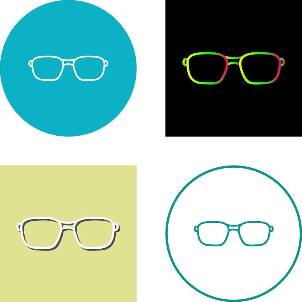 Glasses Icon Design vector