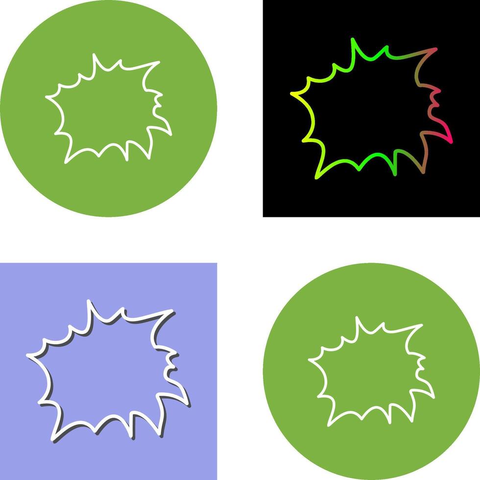Unique Explosion Icon Design vector