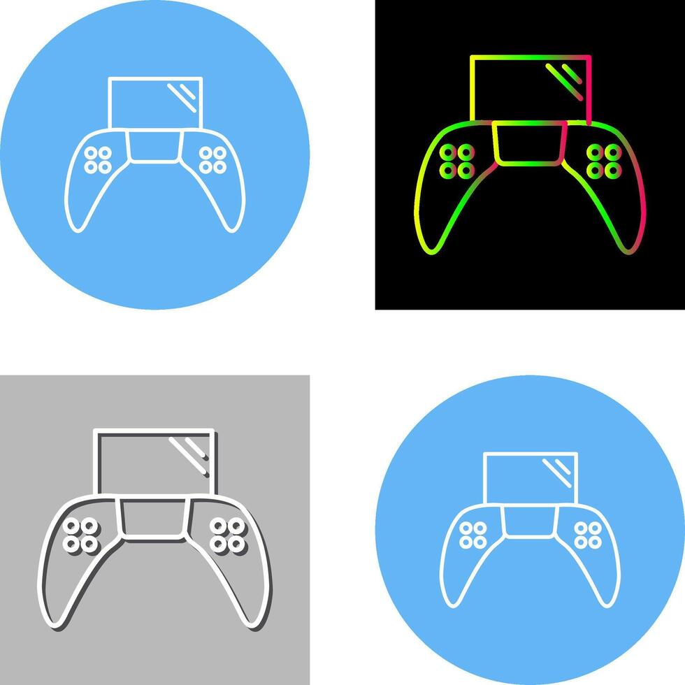 Unique Play Station Icon Design vector