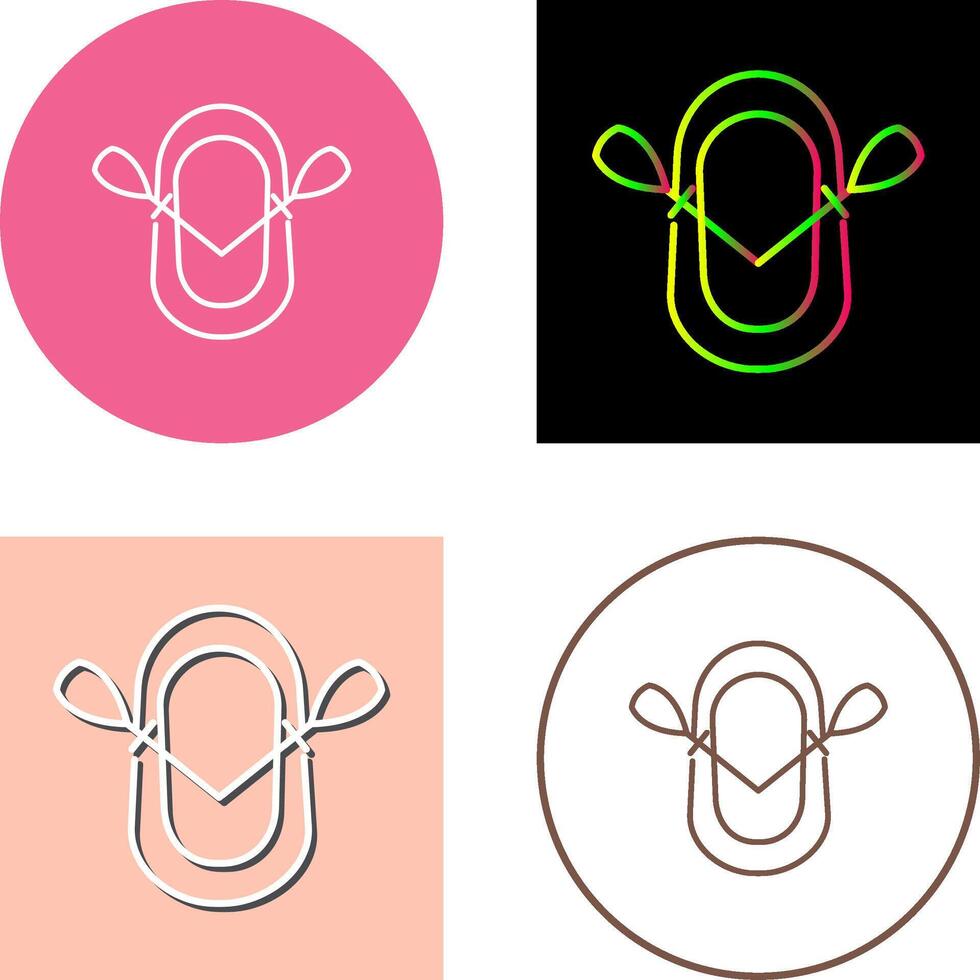 Dinghy Icon Design vector