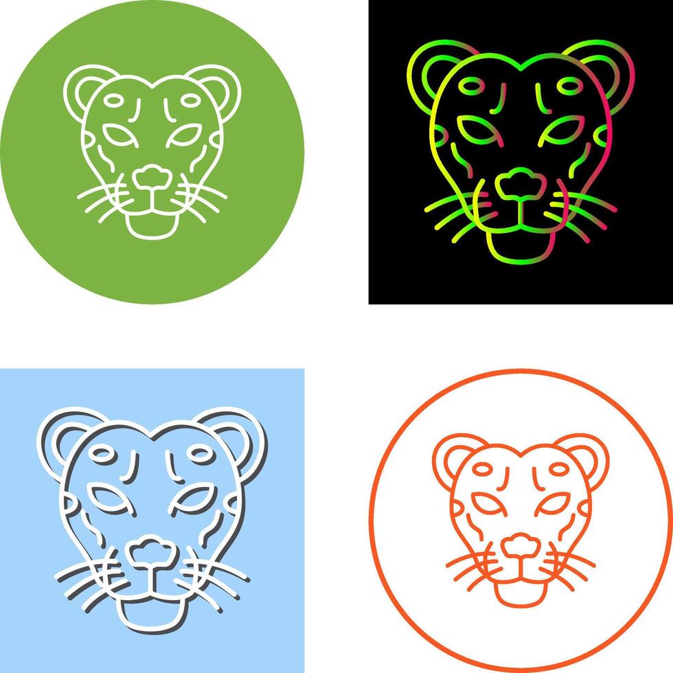 Cheetah Icon Design vector