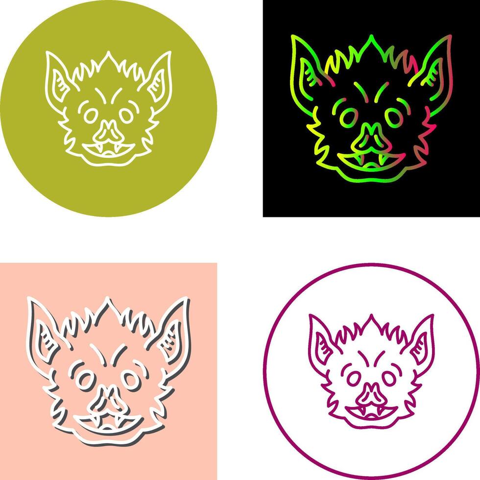 Bat Icon Design vector
