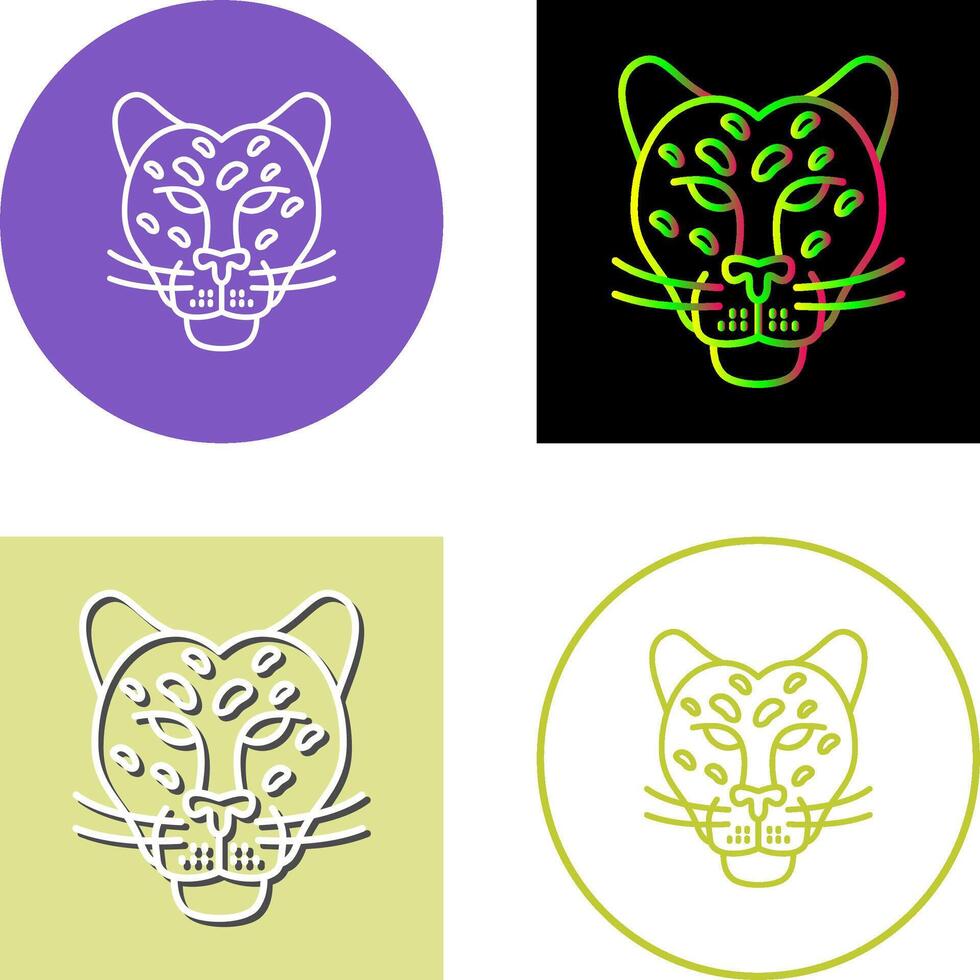 Jaguar Icon Design vector