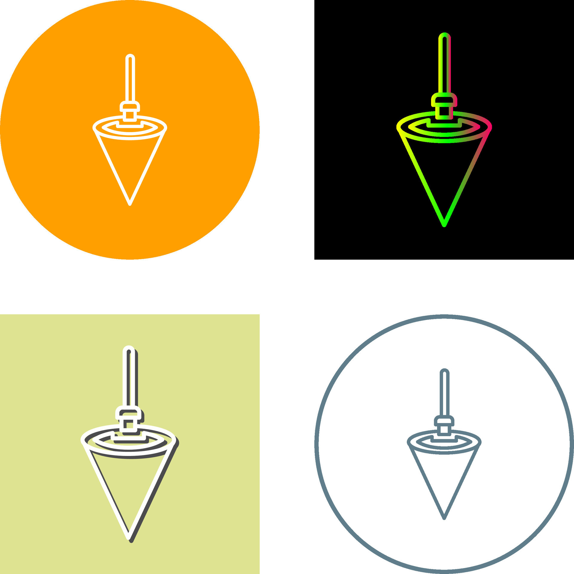 Plumb Bob Icon Design 45424883 Vector Art at Vecteezy