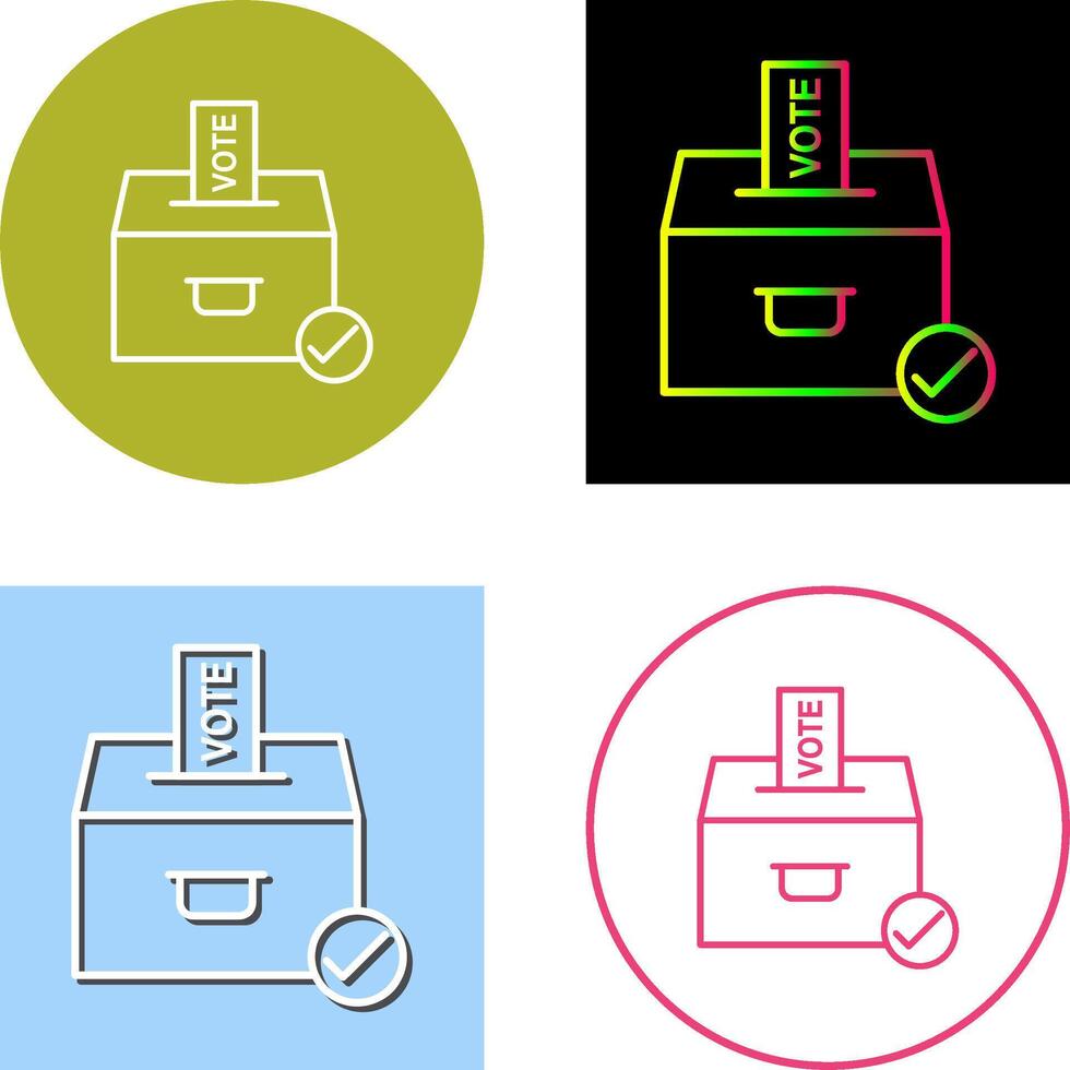 Going to cast ote Icon Design vector