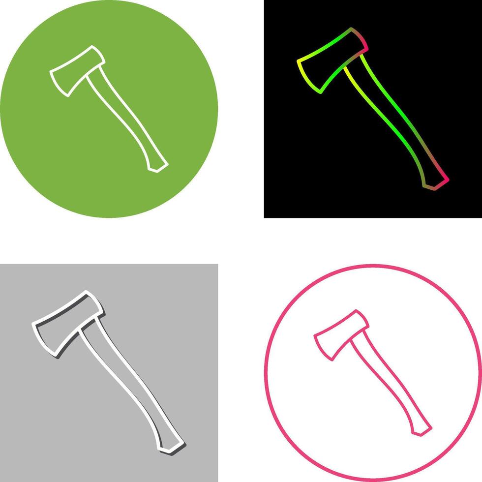 Wood Cutter Icon Design vector