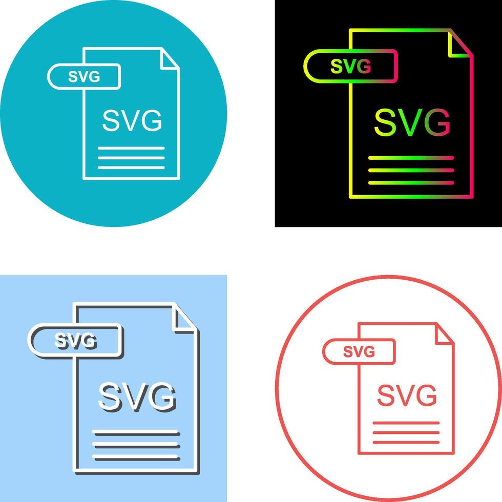 SVG Icon Design vector