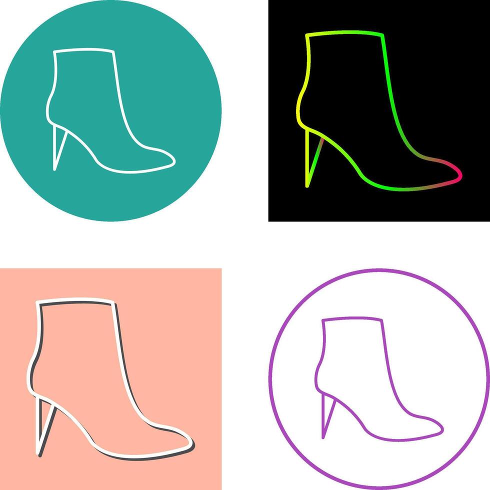 Stilletos Icon Design vector
