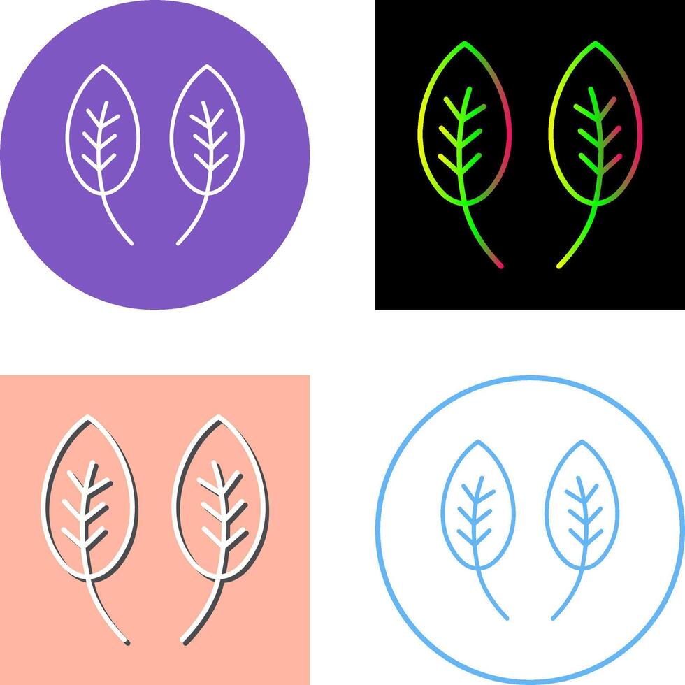 Herb Icon Design vector