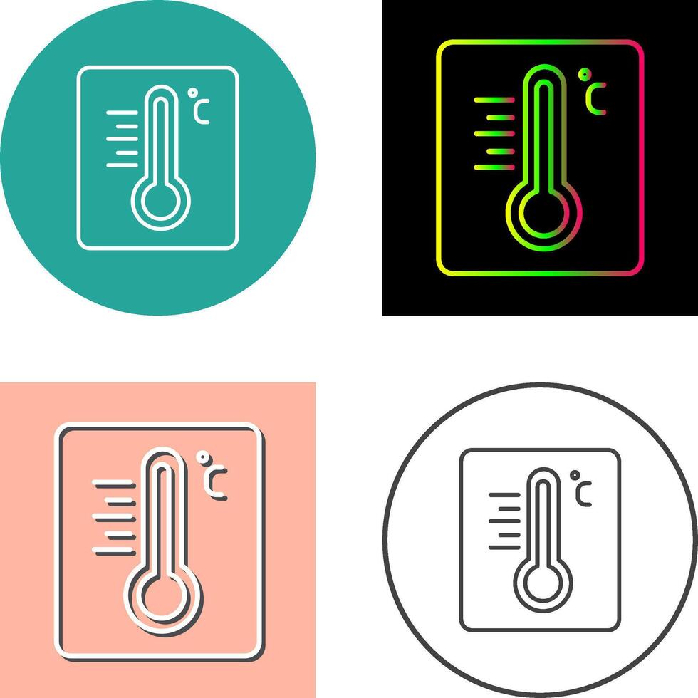 Thermometer Icon Design vector