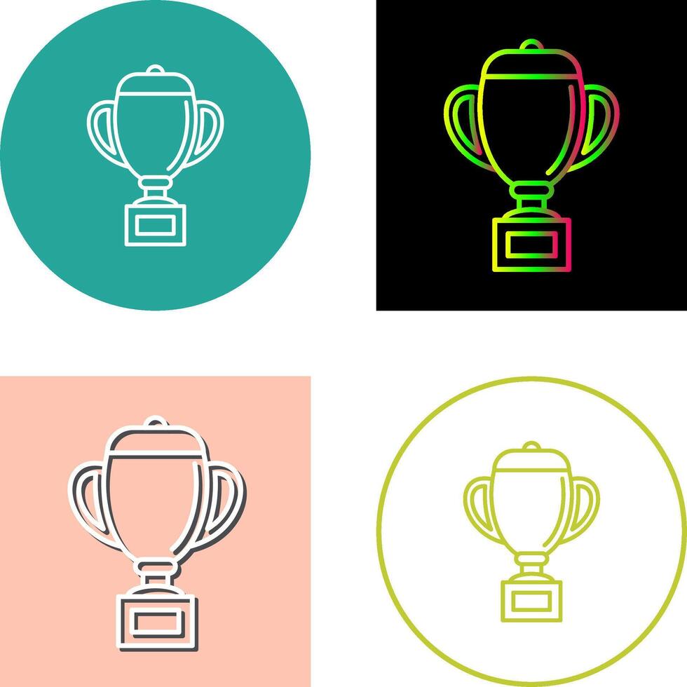 Trophy Icon Design vector
