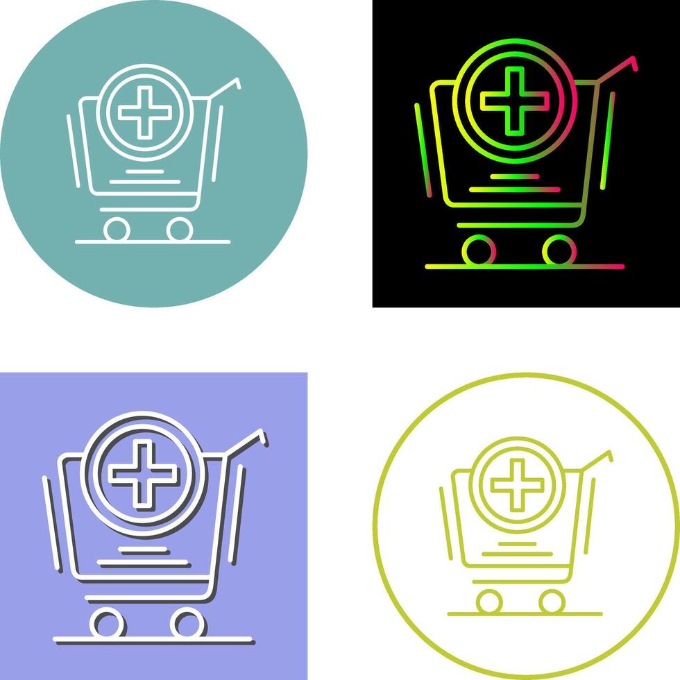 Add to Cart Icon Design vector