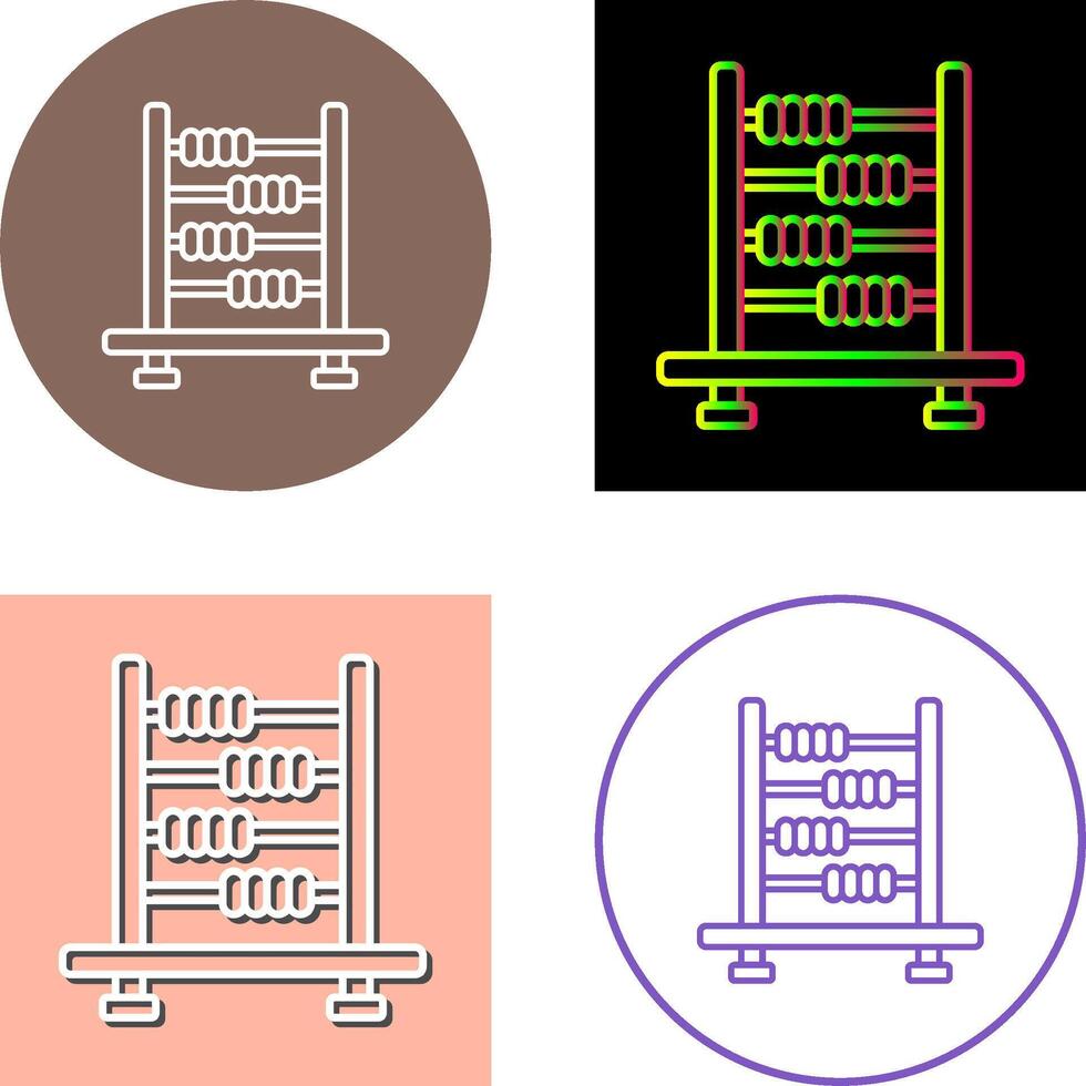Abacus Icon Design vector