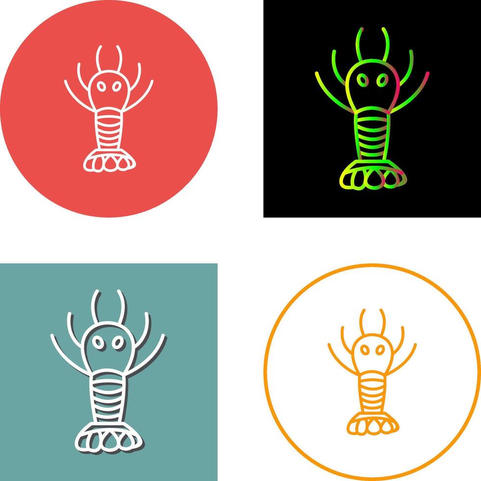 Lobster Icon Design vector